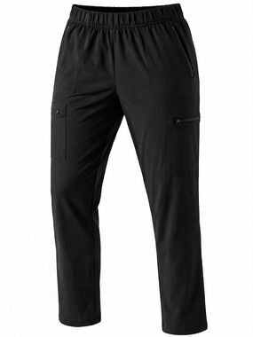 Maurices Zipper High Rise Black Cargo Jogger Pants - Women's Elastic Waist